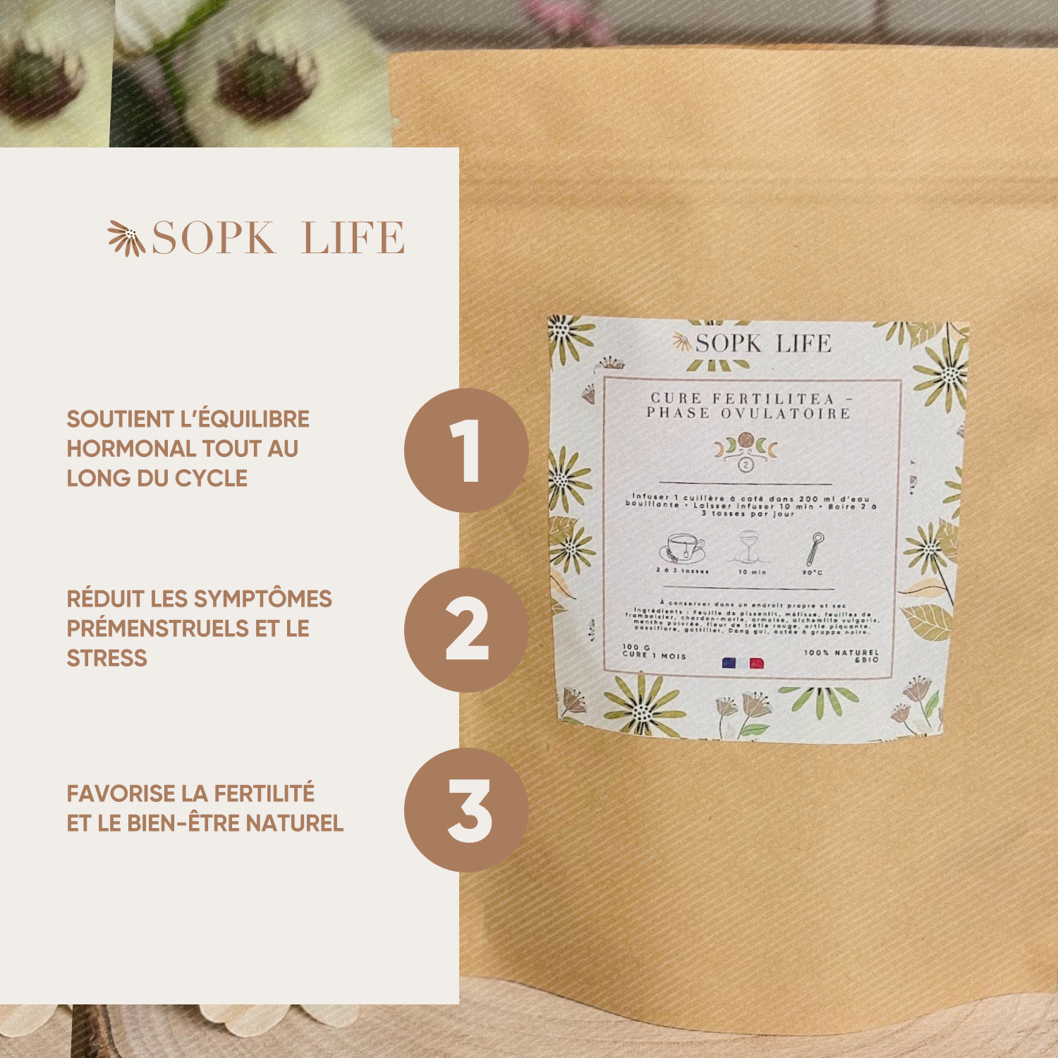 Trio fertilitea – 3 mois